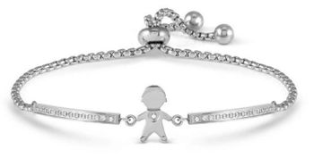 Bransoletka Milleluci Chłopiec – 028016 027 - stal nierdzewna, srebrna, regulowanads.jpg